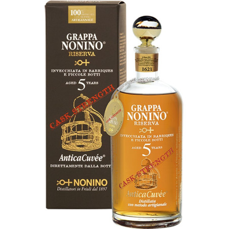 Nonino Grappa Antica Cuvée Riserva Cask Strength 5 Anni