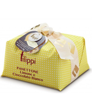 Filippi Panettone Cioccolato Bianco Domori e Limone - 