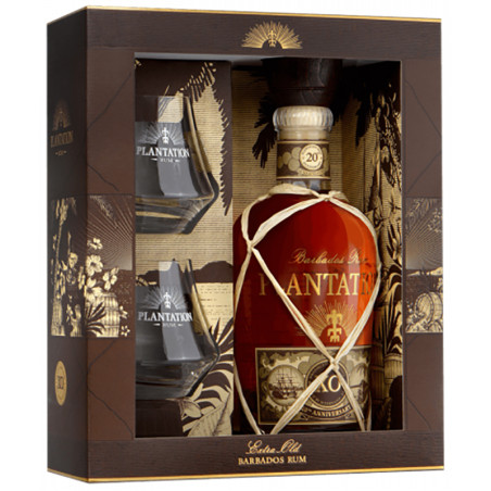 Rum Plantation XO Glass Pack (Confezione con 2 Bicchieri Omaggio)