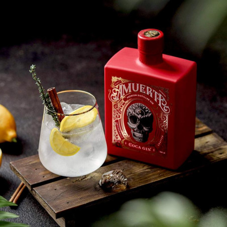 Gin Amuerte Coca Leaf Gin Red 43%